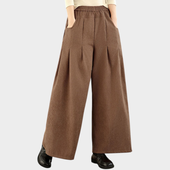 High Waist Wide Leg Trousers | Relaxed Fit Palazzo Pants