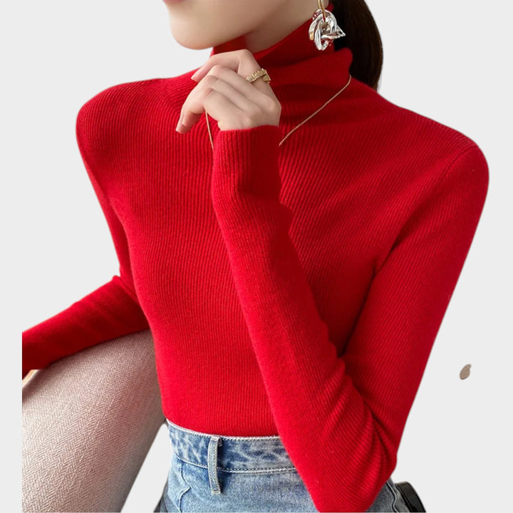 Cashmere Ribbed | Turtleneck Sweater