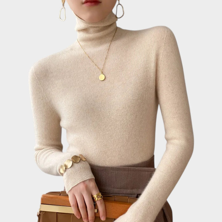 Cashmere Ribbed | Turtleneck Sweater