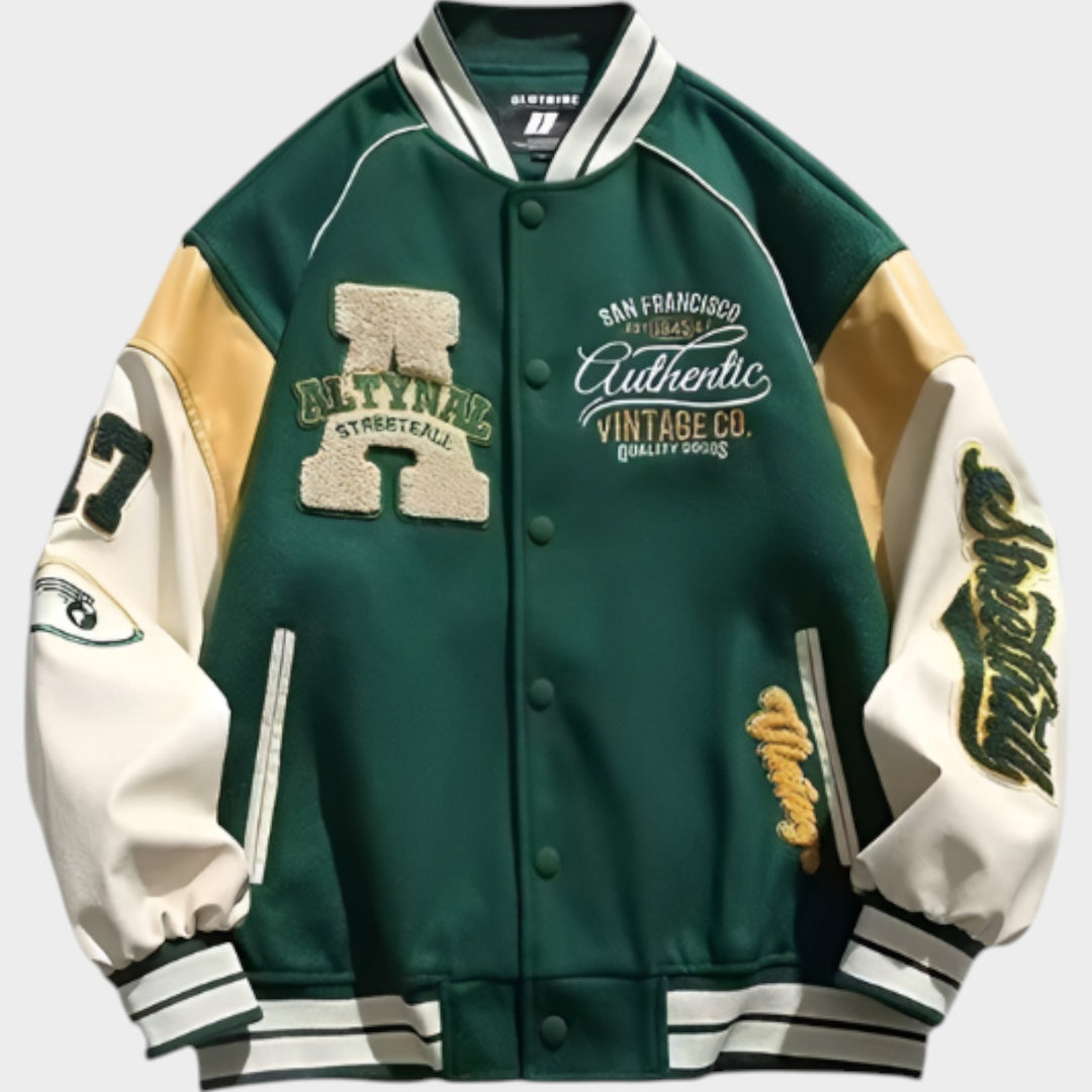 Yanks Vintage Varsity Bomber Jacket | Men&