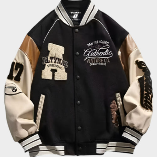 Yanks Vintage Varsity Bomber Jacket | Men's Plus Size