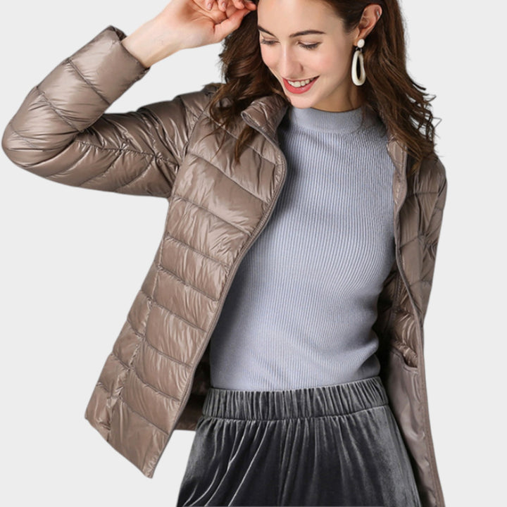 Women’s Winter Puffer Jacket Lightweight Classic Design