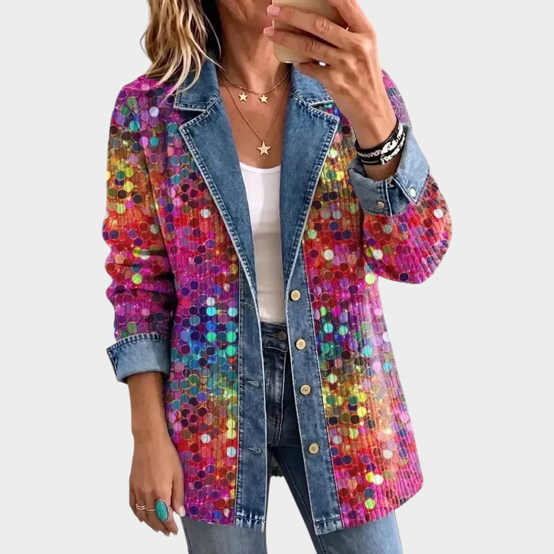 Women’s Sequin Jacket Shimmering Vintage Statement Style