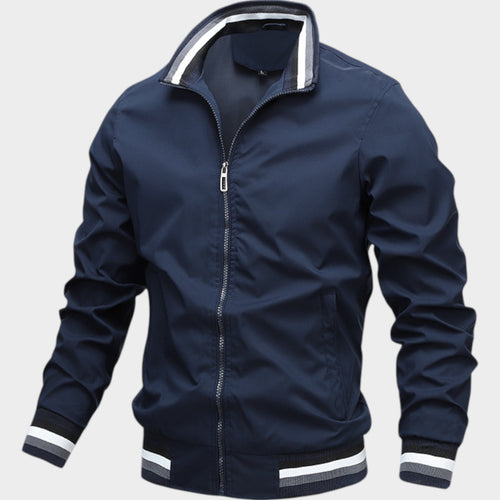 Men's Casual Zip-Up Stand Collar | Bomber Jacket