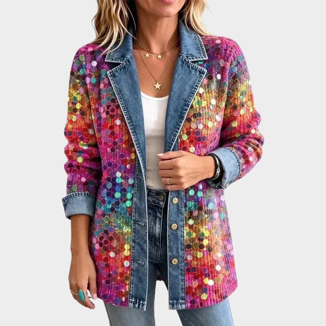 Women’s Sequin Jacket Shimmering Vintage Statement Style