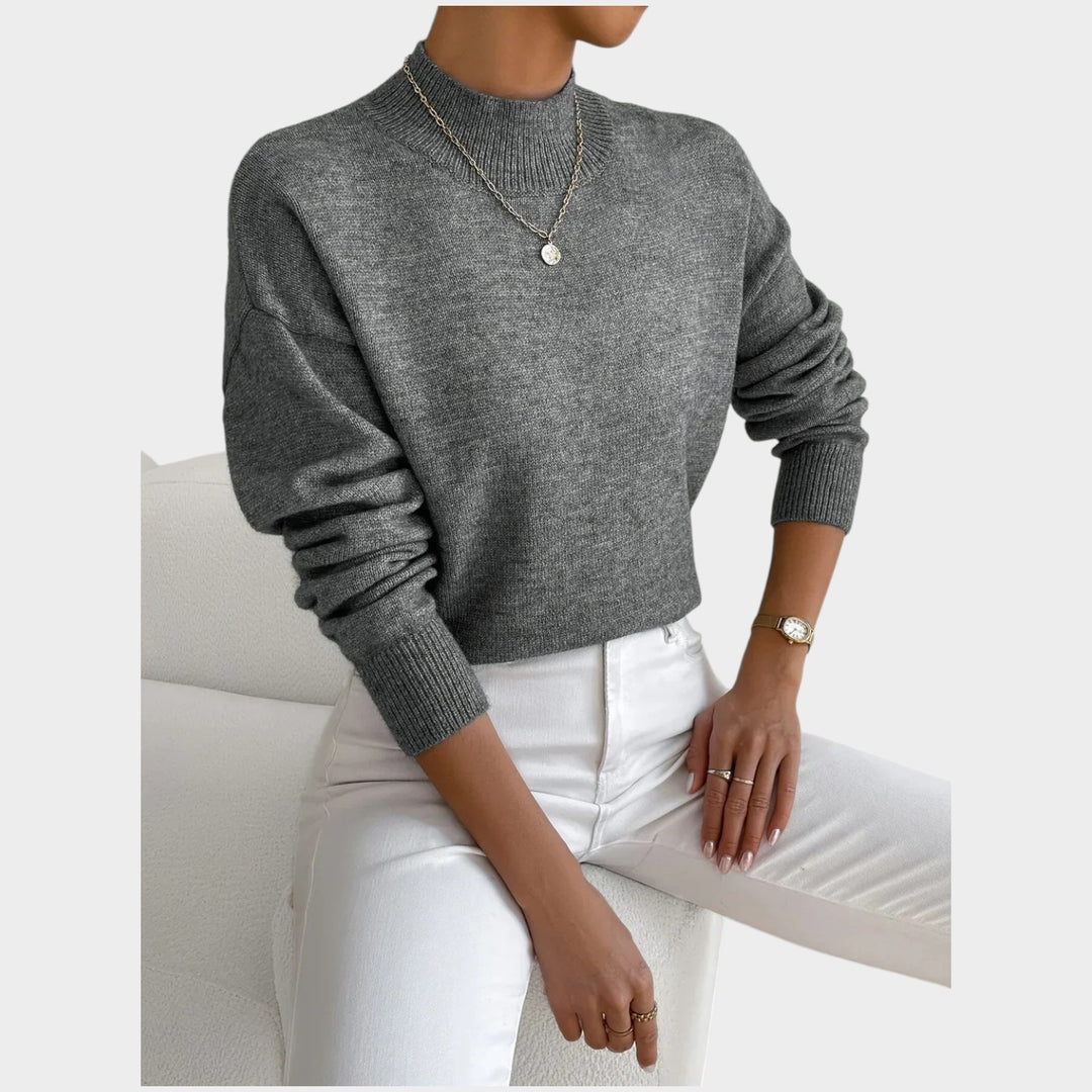 Elegant Mockneck | Soft Knitted Sweater