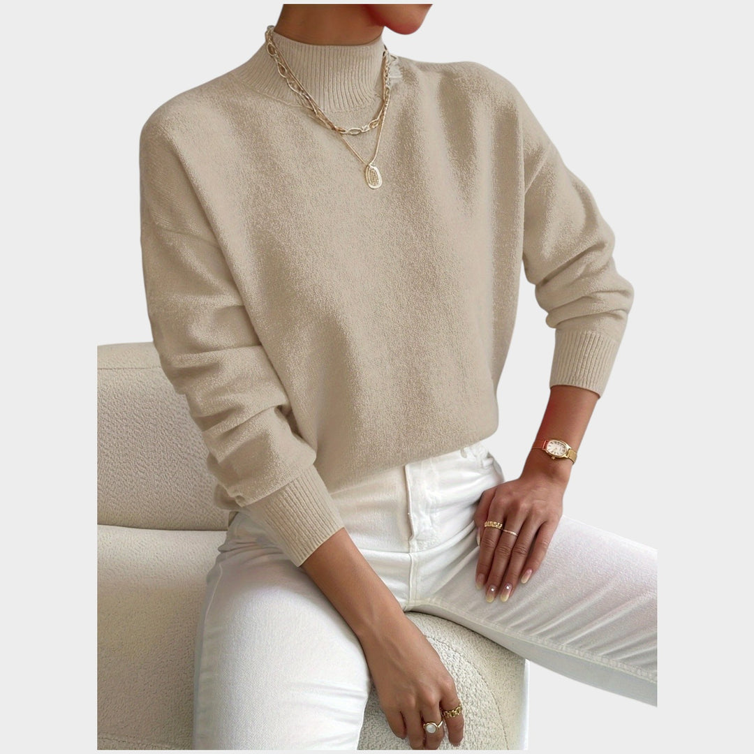 Elegant Mockneck | Soft Knitted Sweater