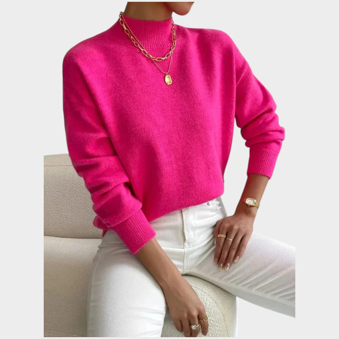 Elegant Mockneck | Soft Knitted Sweater