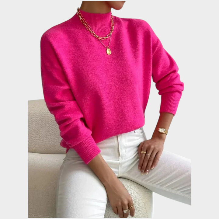 Elegant Mockneck | Soft Knitted Sweater