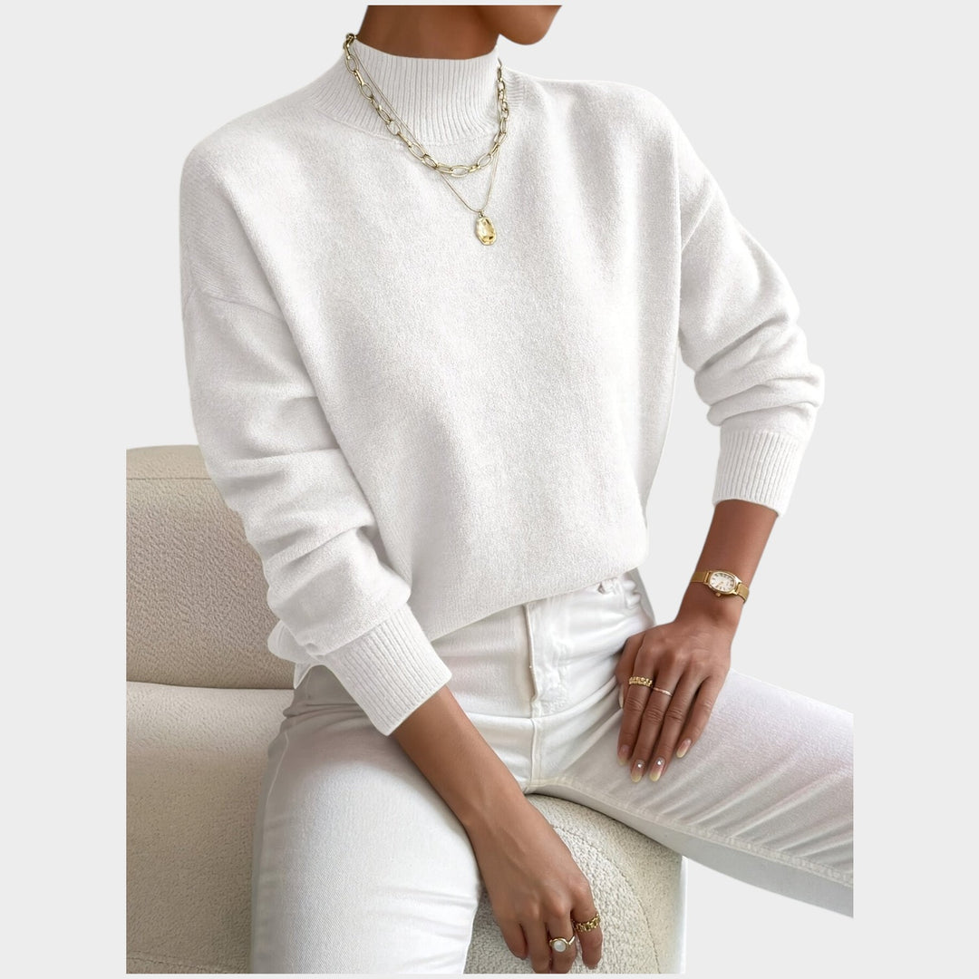 Elegant Mockneck | Soft Knitted Sweater