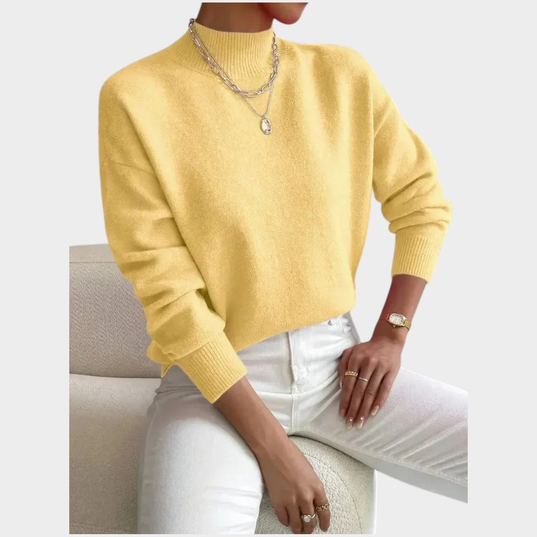 Elegant Mockneck | Soft Knitted Sweater