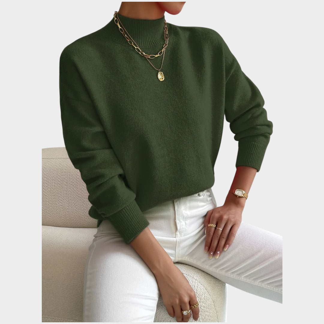 Elegant Mockneck | Soft Knitted Sweater