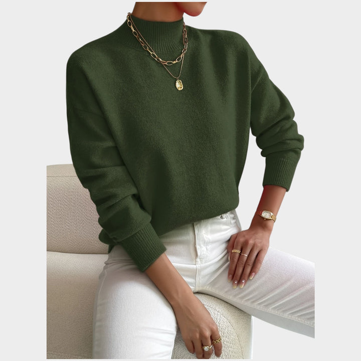 Elegant Mockneck | Soft Knitted Sweater