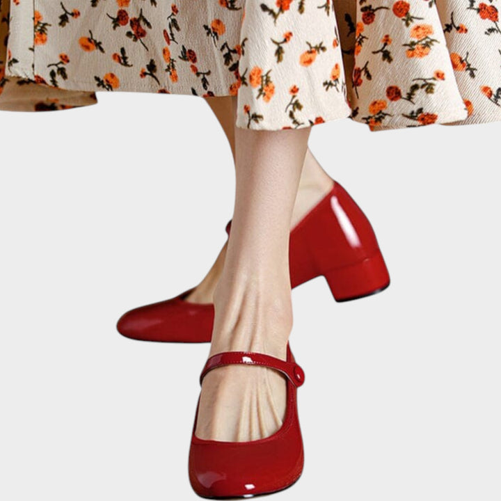 Women’s Mary Jane Shoes Casual Patent Strap Low Heel