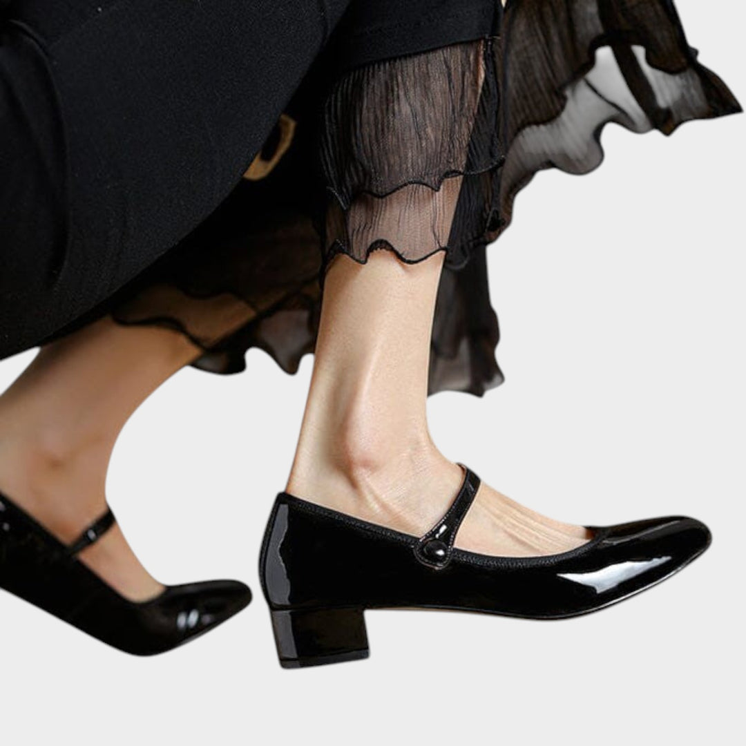Women’s Mary Jane Shoes Casual Patent Strap Low Heel