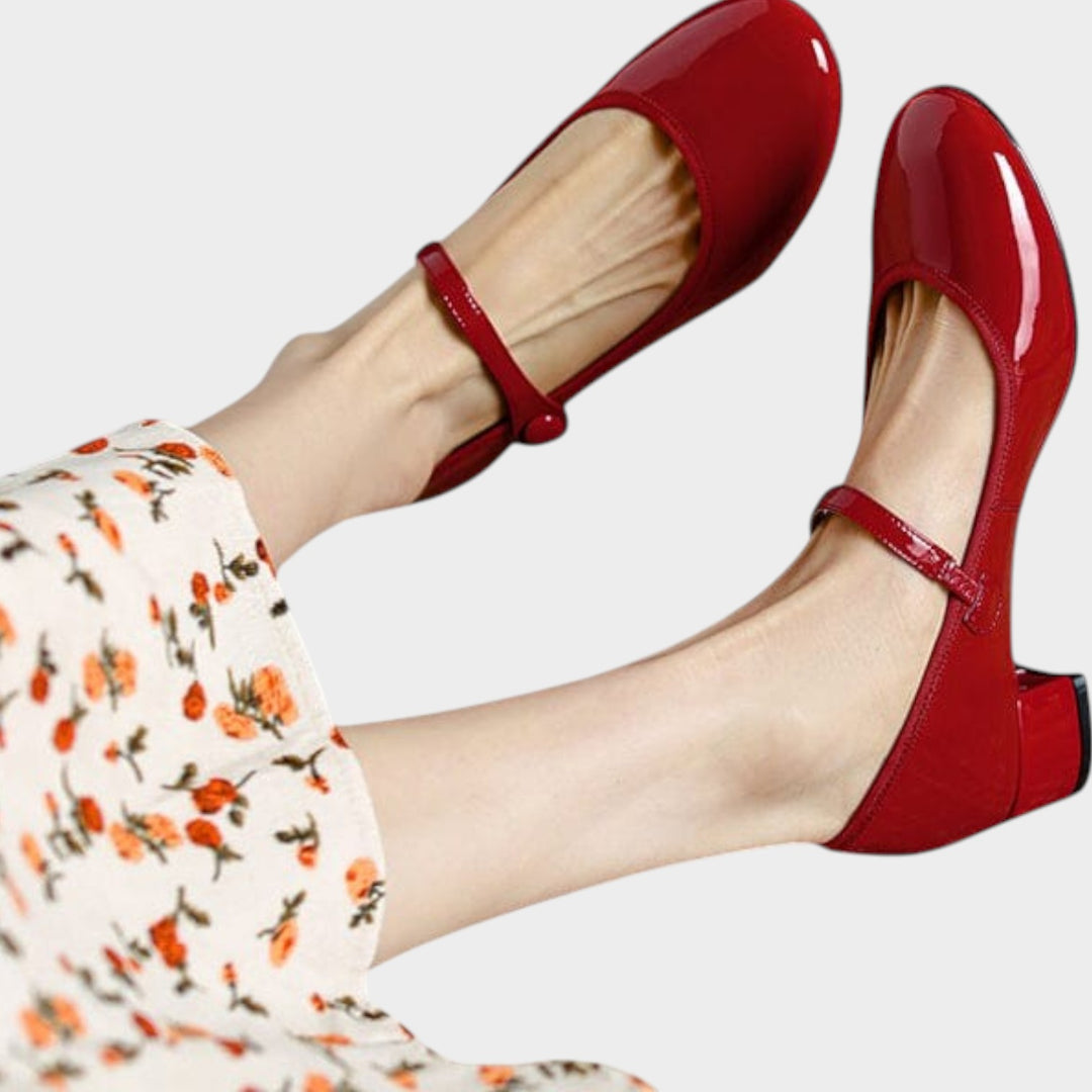 Women’s Mary Jane Shoes Casual Patent Strap Low Heel