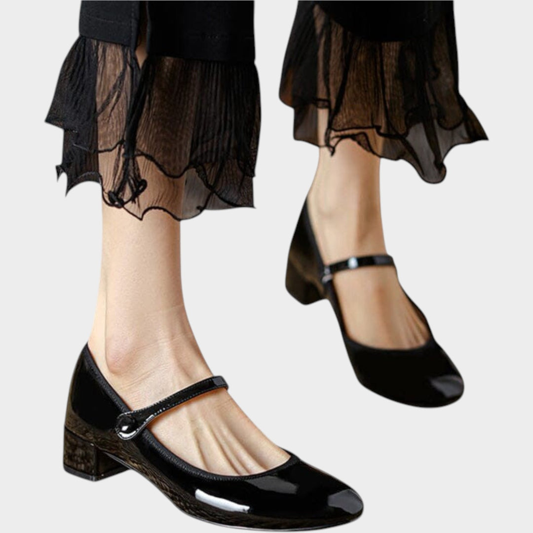 Women’s Mary Jane Shoes Casual Patent Strap Low Heel