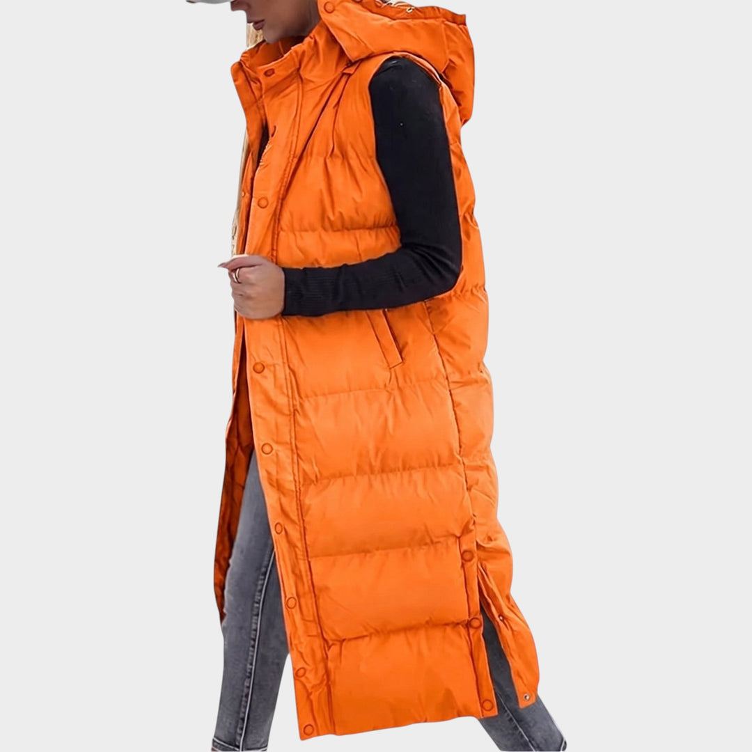 Women’s Puffer Coat Sleeveless Quilted Design