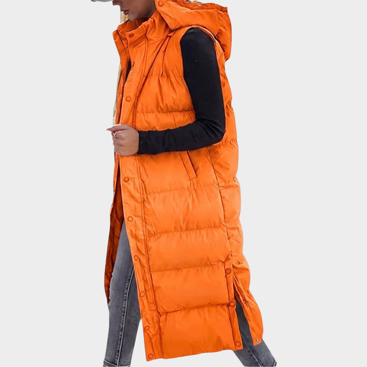 Women’s Puffer Coat Sleeveless Quilted Design