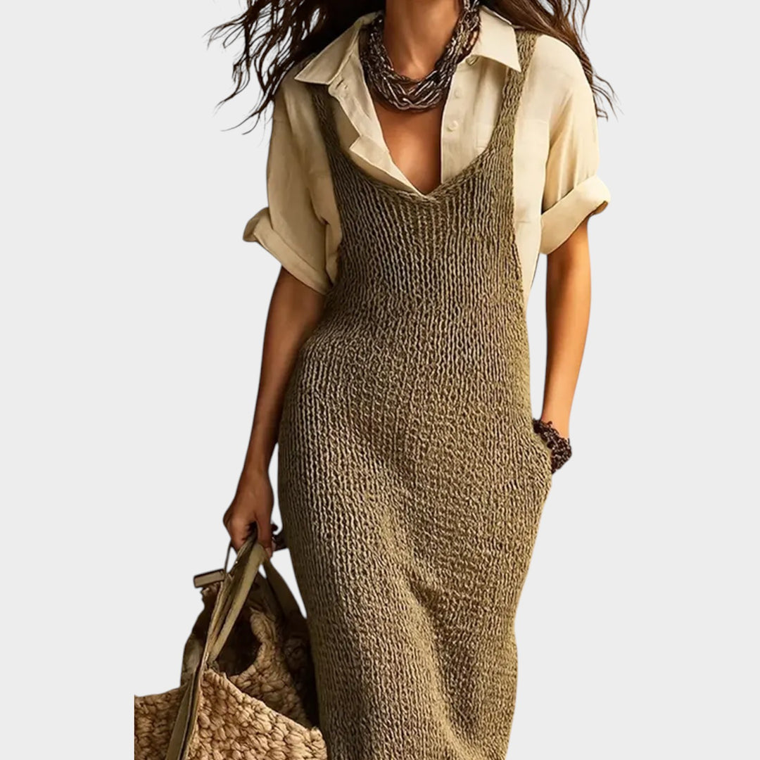 Women’s Knit Dress Sleeveless Slip Style