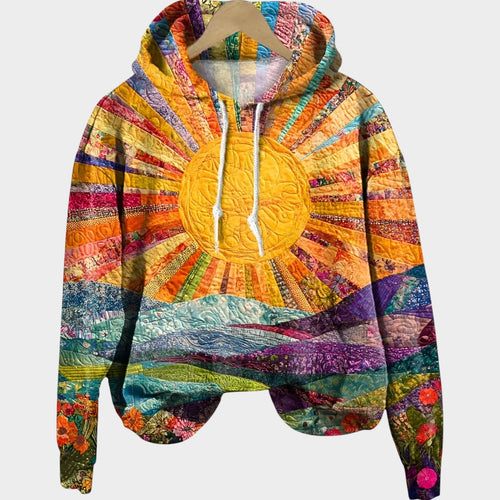 Women's Hoodie Casual Graphic Patchwork