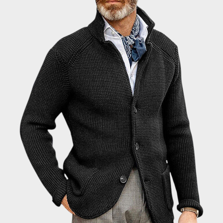 Textured Button-Front Knit | Cardigan