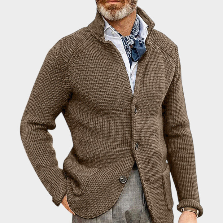 Textured Button-Front Knit | Cardigan
