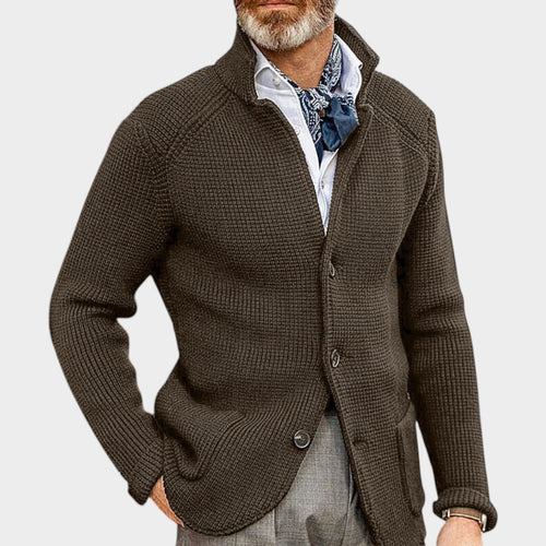 Textured Button-Front Knit | Cardigan