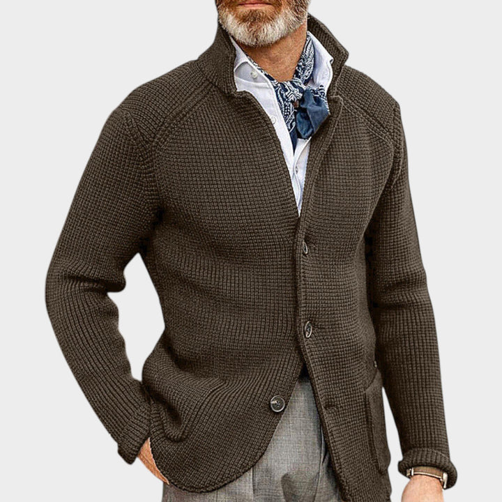 Textured Button-Front Knit | Cardigan