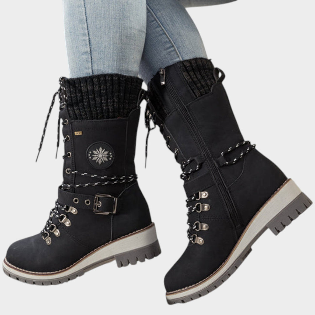 Women’s Knee High Winter Boots Waterproof Slip Resistant