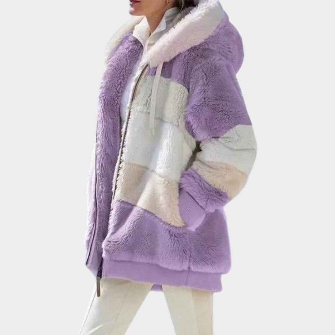 Women’s Faux-Fur Winter Coat Soft Plush Casual Style