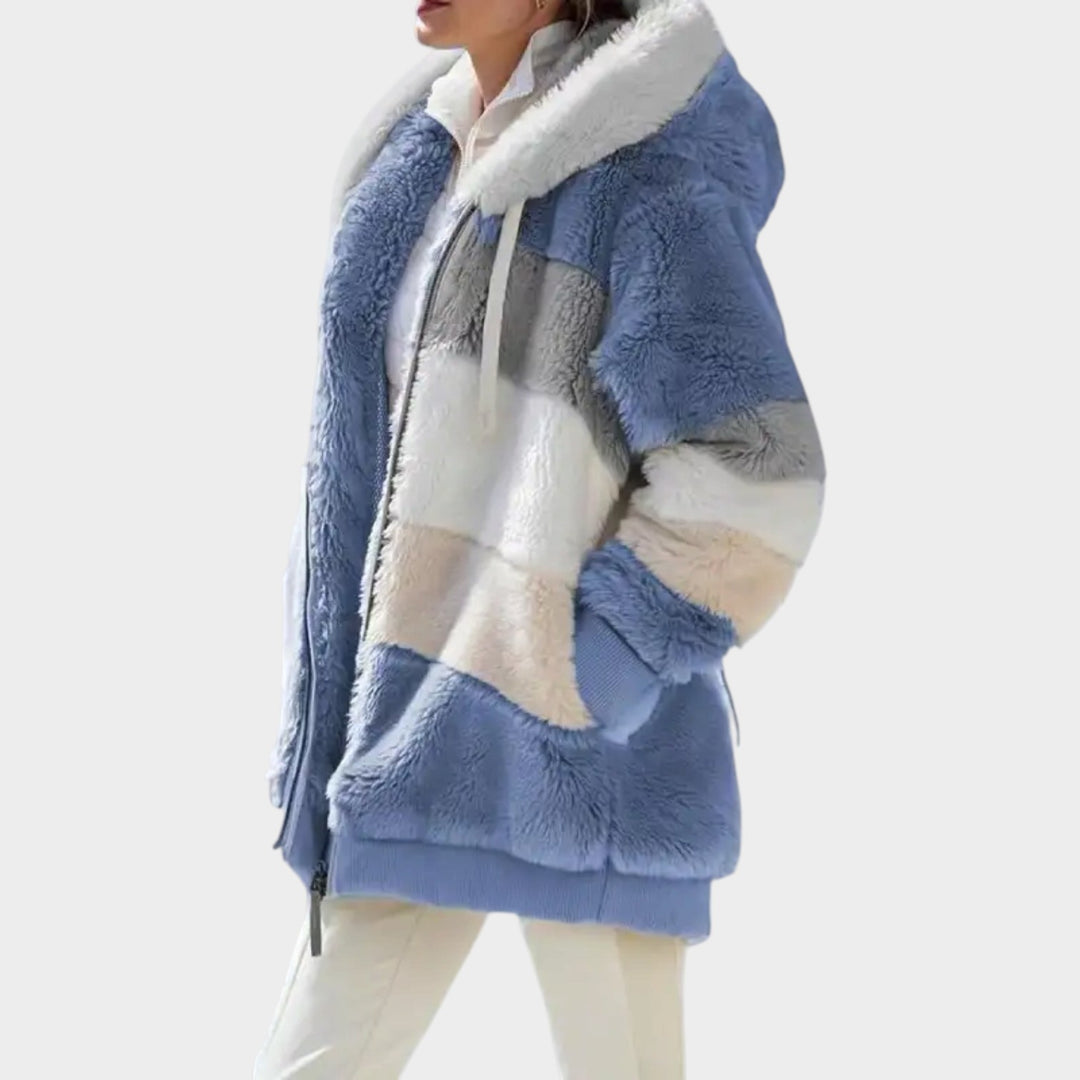 Women’s Faux-Fur Winter Coat Soft Plush Casual Style