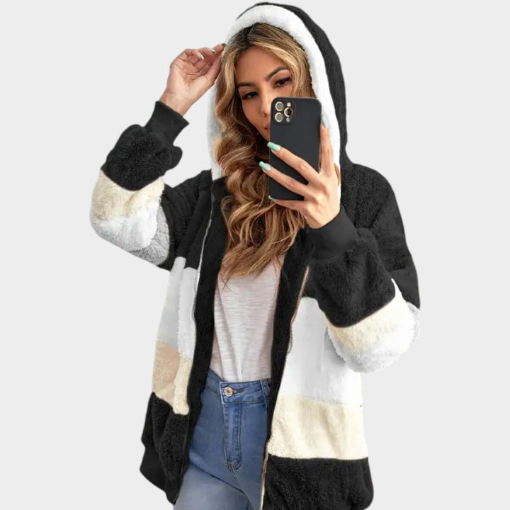 Women’s Faux-Fur Winter Coat Soft Plush Casual Style
